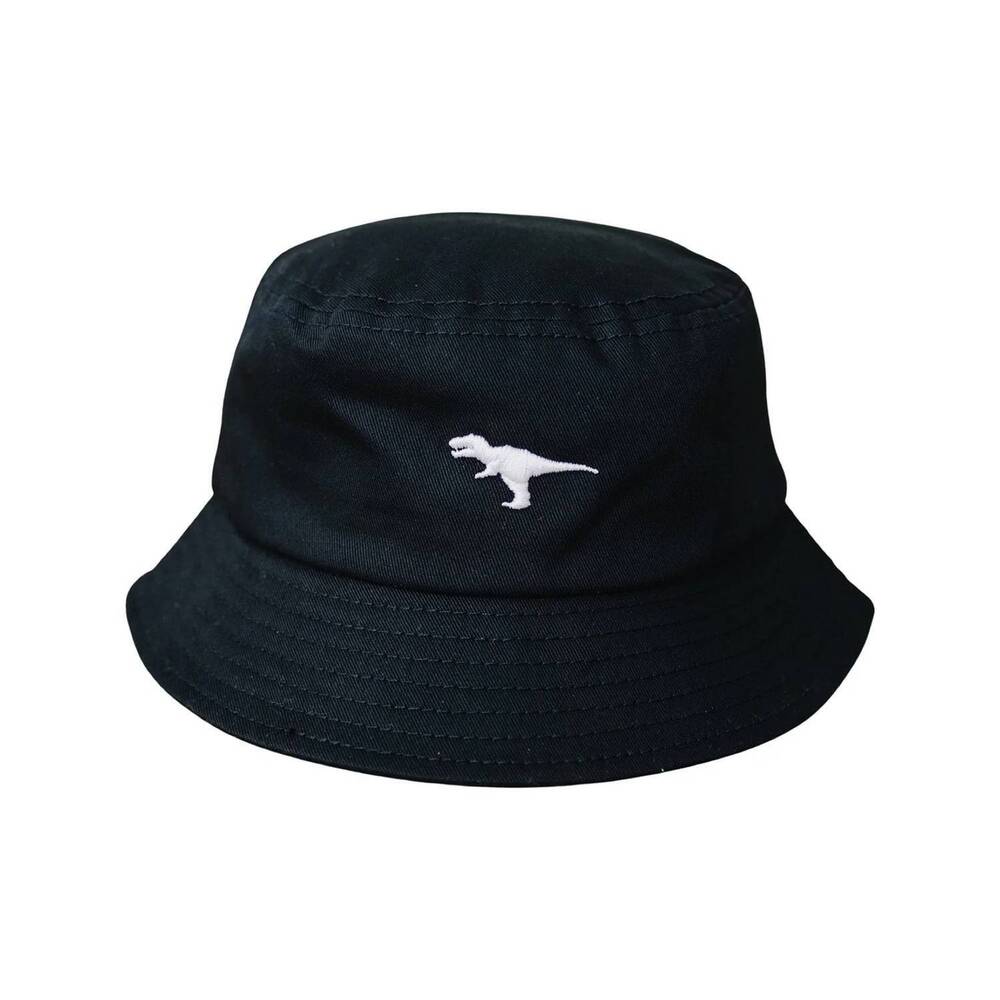 NEW CASH & CO. boy's dino bucket hat in black